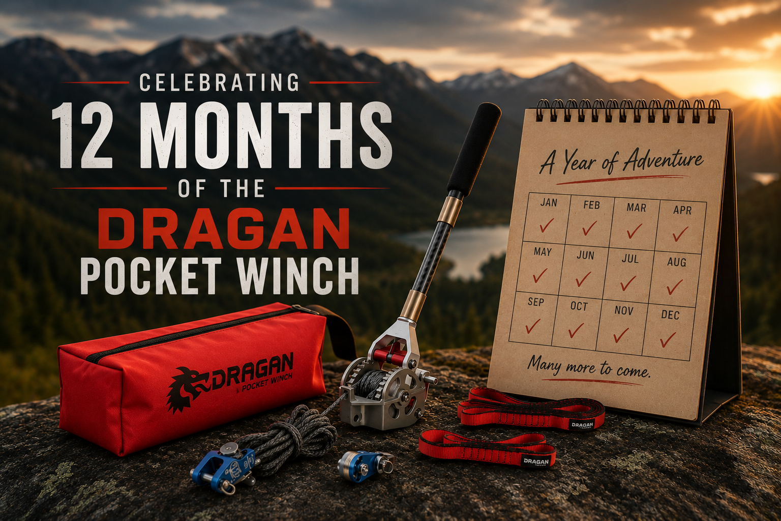 Dragan Systems marks one year of the world's lightest 1-ton portable winch